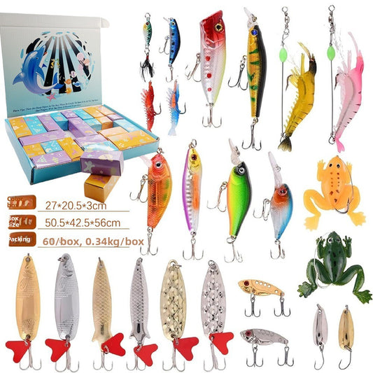 Fishing Advent Calendar Blind Box Toy Set