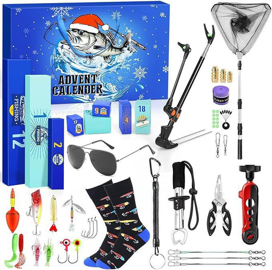 Fishing Advent Calendar Blind Box Toy Set